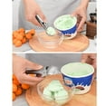 thumbnail image 3 of 2pc Ice Cream Scoop with Trigger Release,Ice Cream Scoop,Portable Stainless Steel Ice Cream Scoop with Trigger and Comfortable Handle,Ice Cream Spoon Multi-function Sco Oper Fruit Spoon, 3 of 9