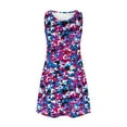 thumbnail image 4 of SMihono Robe d'Été Boho pour Femmes Grande Taille Robes d'Été pour Femmes Plage T-Shirt Floral Robe d'Été Décontractée avec Poches Robe Boho, 4 of 5