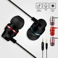 thumbnail image 1 of 3.5mm HIFI Super Bass Headset In-Ear Earphone Stereo Earbuds Headphone Wired Mic, 1 of 4
