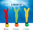 thumbnail image 4 of 3pcs Diving Toy Sea Plant Shape Swimming Pool Toy Underwater Fun Game Kit, 4 of 5