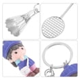 thumbnail image 5 of Cartoon Pendant Badminton Ball Keychains Cute Rings Handbag Carry Schoolbag Pvc Student, 5 of 6