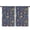 Blue Christmas Candy, variant on Blackout Kids Curtains,Blue Christmas Snowflake and Star Pattern Childrens Insulated Curtains Set Of 2,Bedroom Essentials,Toddler Room Decor 42"x54"