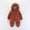04Coffee, variant on Hicidod Toddler Jumpsuit Romper Fleece Winter Warm Newborn Bodysuit Cute Hooded Thicken Infant Snowsuit