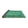 thumbnail image 2 of Ahgly Company Indoor Rectangle Persian Turquoise Blue Traditional Area Rugs, 7' x 10', 2 of 4