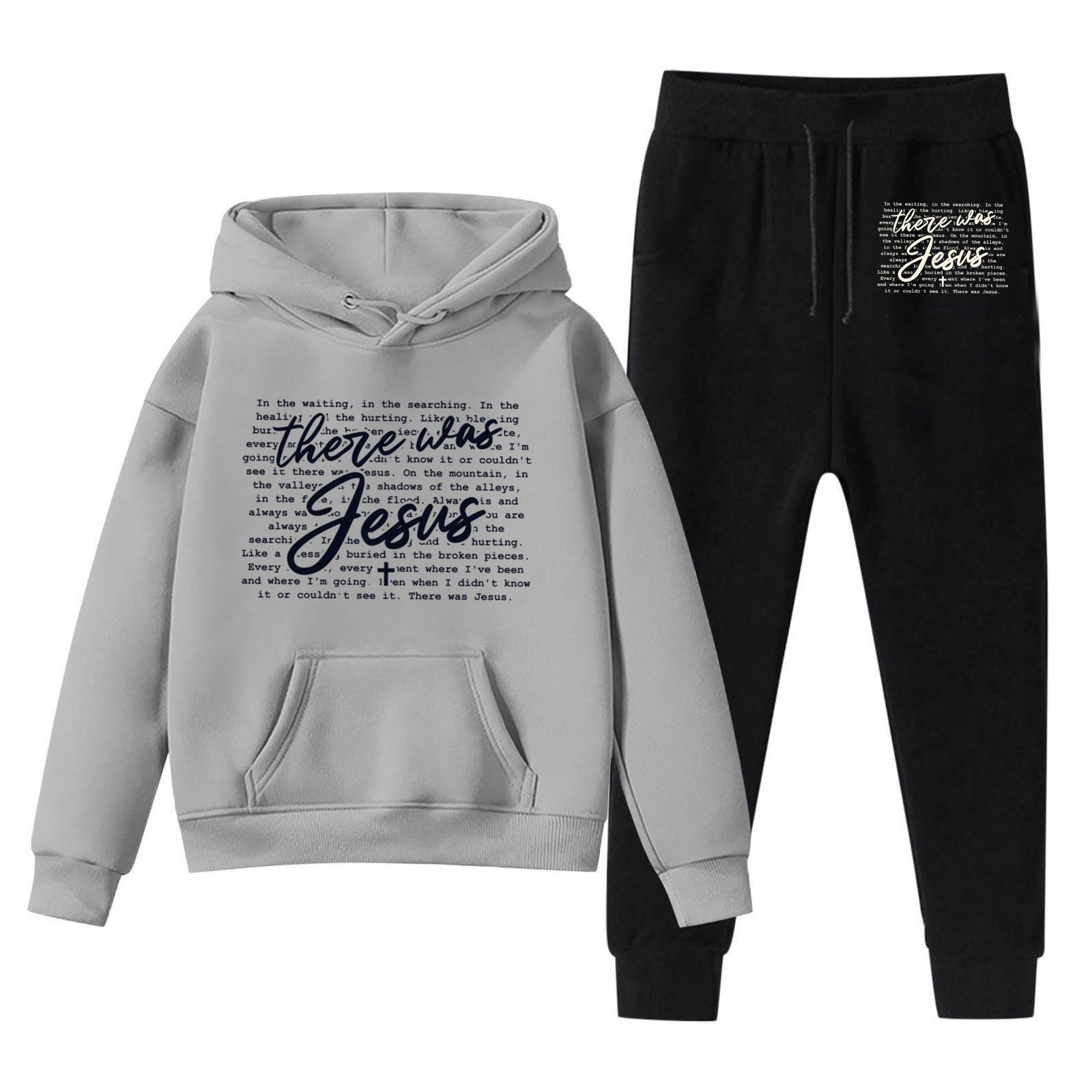 Toddler Boys Girls Sweatsuit Set Letter Print Hoodie Sweatshirt and Active Jogger Sweatpants Fall Winter Outfits for Boy Girl 2 Piece Casual Outfit 7T