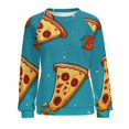 thumbnail image 7 of Fun Pizza Mom Sweatshirt For Women Long Sleeve Pullover, 7 of 7