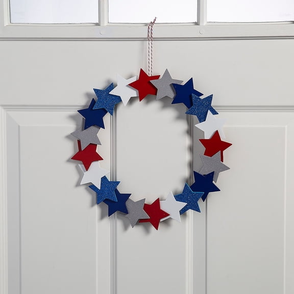 Patriotic Star Wreath