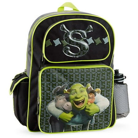 Shrek Cargo Backpack with Water Bottle