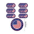 thumbnail image 3 of Wozhuo American Flag Tableware 25PC Disposable Paper Plates Patriotic Party Decor, 3 of 6