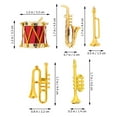 thumbnail image 2 of AURARMLET 5Pcs Miniature Musical Instruments Plastic 1.8x0.8x0.1in for Mini House Setup and Decor, 2 of 6