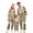 03_Khaki, variant on KICILVS Christmas Family Pajamas Matching Sets Holiday Pajamas Set Long Sleeve Festival Party Sleepwear Xmas Pjs