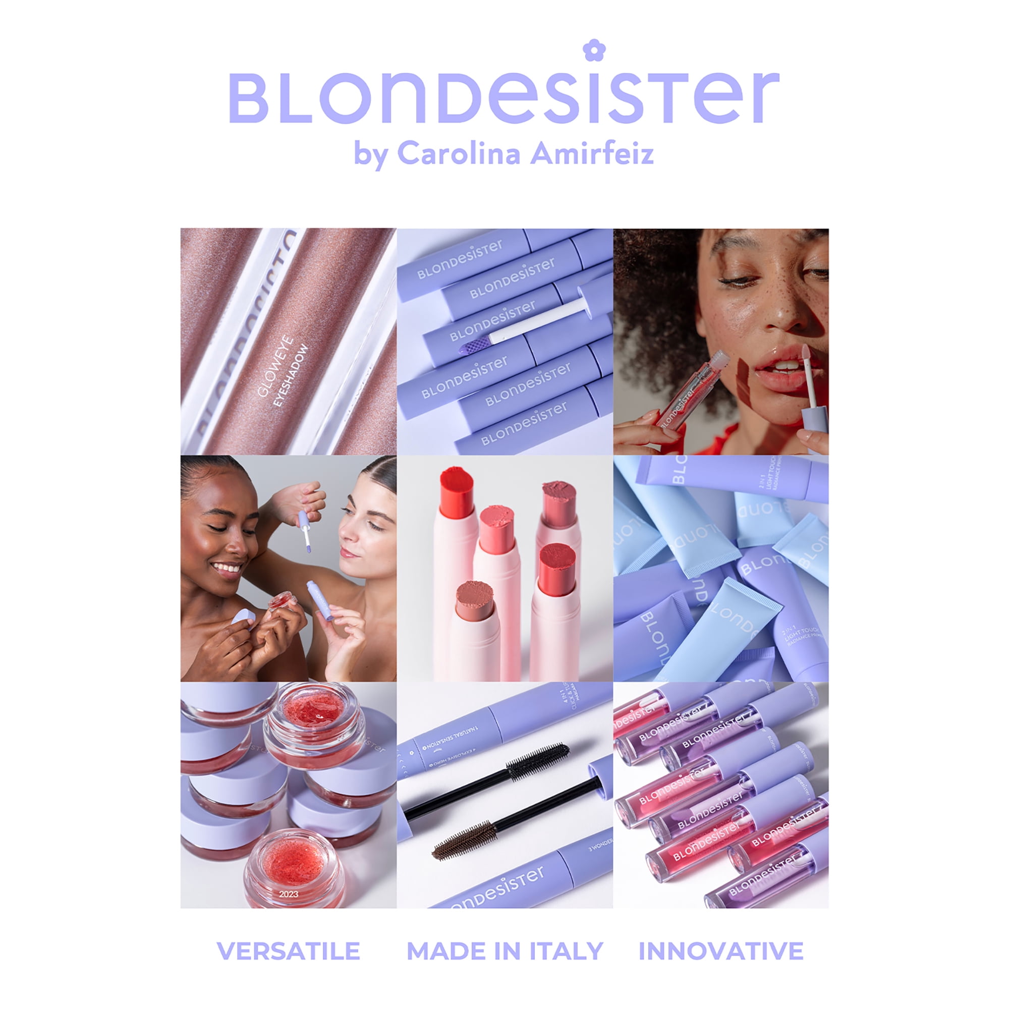 Blondesister 2 in 1 Radiance Primer, Face Primer, 01 Cosmic White, 1 oz