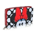 thumbnail image 2 of Disney Minnie Mouse Wallet Women - PU Leather Wristlet Wallets for Women - Mickey Mouse Minnie Mouse Red Wristlet Wallet, 2 of 4