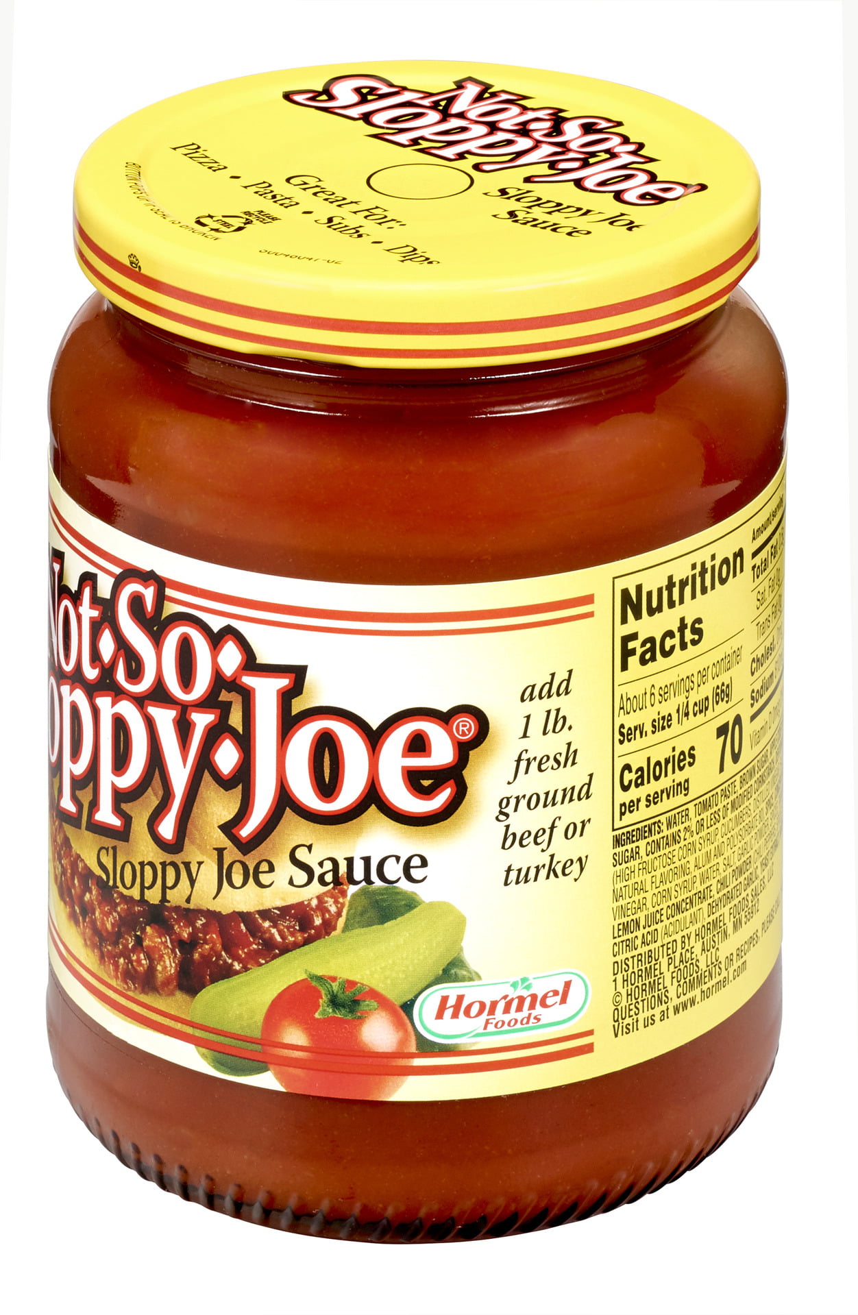 Hormel Sloppy Joe Sauce 14.5 oz, Canned Meat