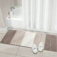 thumbnail image 7 of YouLoveIt Striped Bathroom Rug Set Bath Mats Non Slip Door Mats Ultra Soft Absorbent Plush Shaggy Floor Mats Washable Striped Bath Rugs Runner for Bathroom, Tub and Shower, 7 of 7