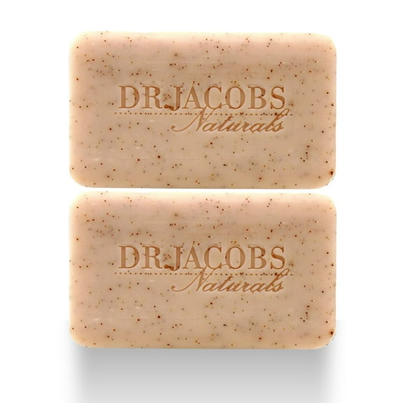 Dr Jacobs Naturals Lucy Rose Castile Bar Soap Plant Based Vegan Soap, 5 Oz 2-Pack