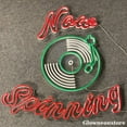 thumbnail image 4 of Glowneon Retro Record Player Neon Sign, Retro Record Led Light, Music Room Wall Art, Record Player, 4 of 5