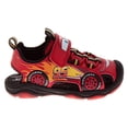 thumbnail image 3 of Disney Cars Boys Lightning McQueen Hook and Loop Sport Sandals – Open Toe (Toddler / Kids), Red, Size: 11, 3 of 8