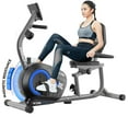 thumbnail image 2 of Pooboo Recumbent Exercise Bikes Stationary Bicycle Magnetic 8 Levels Resistance Indoor Cycling Bike 380lb, 2 of 13