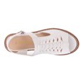 thumbnail image 4 of Leutsin Sandales pour Femmes Style Couture de Voiture Talon Épais Chaussures Confortables, 4 of 9