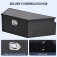 thumbnail image 6 of 39 inch Aluminum Truck Trailer Tongue Tool Box with Lock & Keys, Waterproof Tool Storage Box for Pickup Truck Bed, Trailer, RV, ATV, 6 of 8