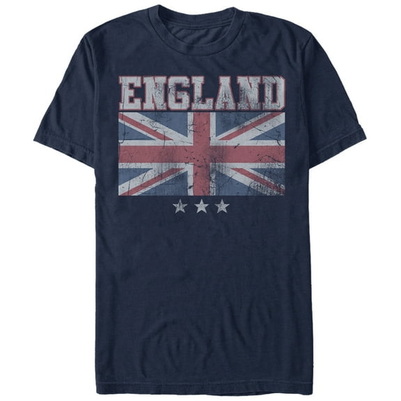 Men's Lost Gods England Union Jack Stars Graphic T-Shirt