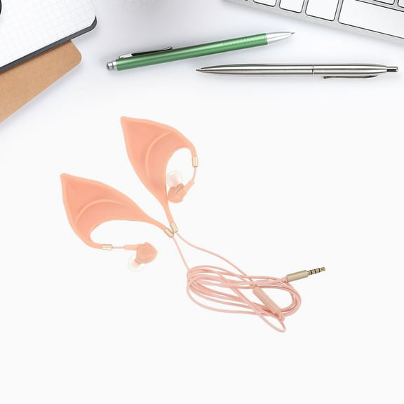 BRIGHTFUFU 1Pack Beige Earbuds with Microphone for Kids and Teens