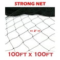 thumbnail image 5 of Strong 100ft x 100ft Nylon 2-Inch Mesh Anti Bird Poultry Netting for Fruit Trees Used As Bird Netting for Chicken Coop, Garden Netting, Plant Netting, Tree Protectors, Aviary Netting, 5 of 7