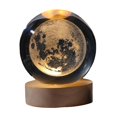 thumbnail image 2 of Luz de noche,Luz nocturna con bola de cristal para habitación infantil modelo 3d,Lámpara de Noche Bola de Cristal con Base de Madera Fantasía,Dormitorio de regalo con luz nocturna LED 6cm, 2 of 9