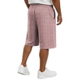 thumbnail image 5 of Resicozy Mens Shorts Casual Lounge Summer Beach Vacation Shorts Comfy Plaid Short with Pocket Deep Red 5XL, 5 of 5