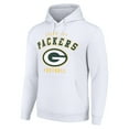 thumbnail image 2 of Unisex Starter White Green Bay Packers Logo Pullover Hoodie, 2 of 3