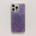 thumbnail image 1 of SaniMore Case for iPhone 14 Pro (6.1" 2022), Glitter Bling Backplane for Girls Women Luxury Fashion Shockproof Anti-drop Slim Lightweight Shell for iPhone 14 Pro 6.1" 2022, Purple, 1 of 7