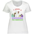 thumbnail image 3 of Inktastic I Want a Unicorn for Christmas with Presents Women's Plus Size T-Shirt, 3 of 5