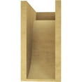 thumbnail image 4 of 7"W x 14"D x 14"H Classic Del Monte Rough Cedar Woodgrain TimberThane Corbel, Primed Tan, 4 of 6