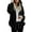 Black, variant on Turilly Womens Jackets Ladies Fashion Women Warm Long Sleeve Casual Solid Zipper Hooded Coat Blouse
