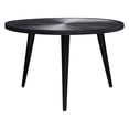thumbnail image 3 of Diamond Sofa Vortex Round Cocktail Table in Solid Mango Wood Top in Black Finish & Iron Legs, 3 of 6