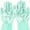 Green, variant on Pet Grooming Gloves - Heat Resistant Silicone Gloves with High-Density Teeth, Enhanced Five Finger Design for Bathing and Massaging Dogs and Cats(Blue)