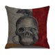 thumbnail image 3 of Advancent Funda de almohada decorativa, decoración de Halloween, funda de almohada acogedora con patrón de calabaza, funda de cojín cuadrada para sofá, Decoración del hogar cuatro SXYM42 Advancent HA060851-04B, 3 of 6