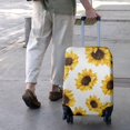 thumbnail image 3 of White Sunflower Pattern Luggage Cover Fashion Suitcase Cover Baggage Covers Fit 25-28 Inch Luggage (Go Travel), 3 of 5