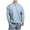 Light Blue, variant on HAOTAGS Men's Pullover Sweatshirts with Button Long Sleeve Cotton Sweatshirt Top Coffee Size L