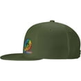 thumbnail image 2 of LGBT Pride Month Hat Human Sunflower Rainbow Flat Bill Brim Hat Gay Pride Lesbian Love Cap for Men Women Black, 2 of 8