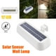 thumbnail image 4 of Fiudx Aplique Solar de Pared, Luz Solar para Exteriores, Lámpara de Jardín Resistente a La Intemperie, Iluminación de Bajo Consumo, Fácil de Instalar para Patio, Terraza y Puerta de Entrada, Tamaño 1, 4 of 7