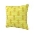 thumbnail image 2 of Wukai Gold Pineapple Premium Polyester Fleece Pillow Covers with Hidden Zipper Closure,Luxuriously Soft and Durable-12"x12", 2 of 7
