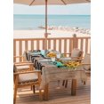 thumbnail image 2 of Outdoor Tablecloth with Umbrella Hole for Patio/Picnic/Party/Camping, Country Sunflowers Waterproof Table Cloth Rectangle Table Cover Washable, Welcome Rustic Truck Floral Farm Brown (60"x 84"), 2 of 8