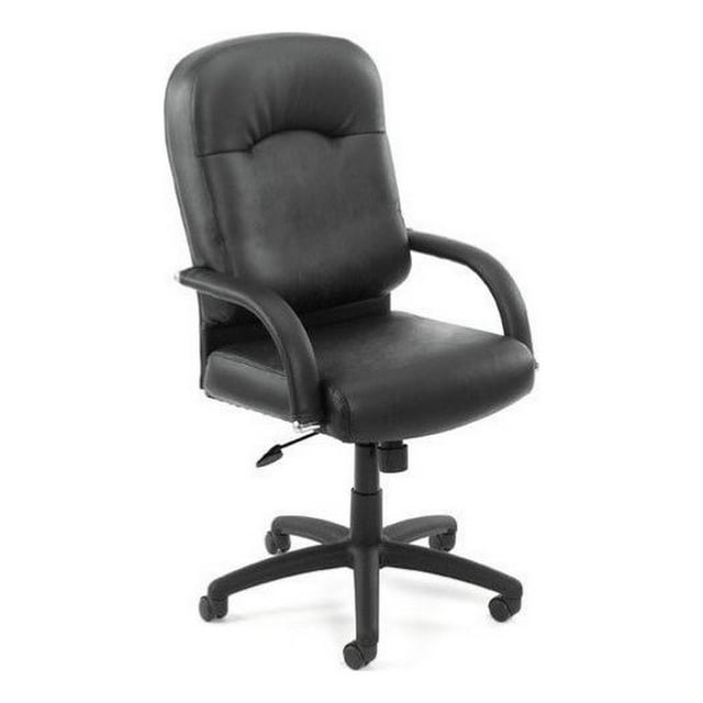 Boss Office Products High Back Caressoft Executive Office Chair w/Lumbar Support