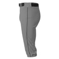 thumbnail image 3 of A4 Youth Style Baseball Knicker Sports Atheltic Performance Pant , GRAY/BLACK, Small, NB6003, 3 of 5