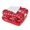 thumbnail image 4 of Catalonia Plush Fleece Blanket Couch Throw Christmas Theme Shu Velveteen Lambswool Reversible Warm Super Soft 61” x 50“, 4 of 7