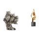 thumbnail image 1 of Figuras de búho,Figuras de búho,animales artificiales,artesanías,decoración del hogar,Estatua de arte abstracto,Estatua de arte abstracto Escultura de resina moderna,Colección creativa de, 1 of 8