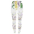 thumbnail image 5 of Lorytime Women Mardi Gras Leggings Patterns Carnival Trousers Butt Lifting Vacation Tights Pants Sports Clothes, 5 of 5