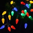 thumbnail image 4 of Guirnalda de luces LED navideñas C6 de 5 m y 10 m para exteriores, con forma de fresa, para árbol de Navidad, jardín, patio, fiesta, boda, decoración, 4 of 5